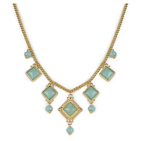 Patricia Nash Museum Simulated Amazonite Statement Necklace 40$